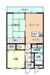 コーポコレクトII【2階】の間取り