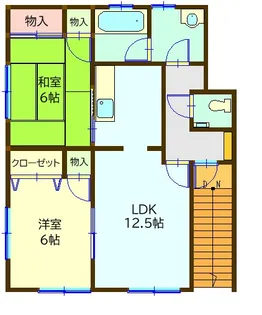 ブリリアンス【1階】の間取り