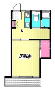 東京都杉並区井草1【アパート】の間取り
