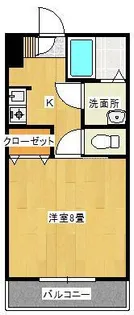 MIKIハイツII【1階】の間取り