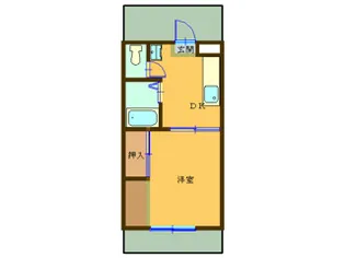 ハイツ立川【2階】の間取り