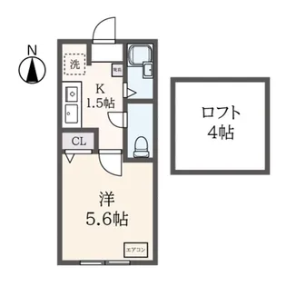 グランビュー百合丘【2階】の間取り
