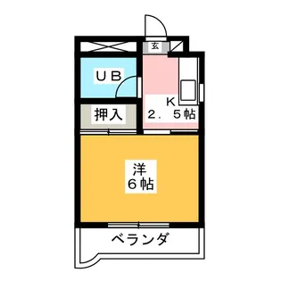 コーポ中島【2階】の間取り