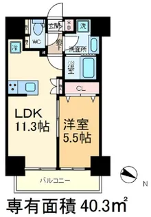 RIDGE王子神谷【13階】の間取り