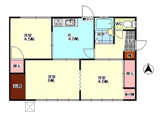 大分県大分市深河内3【一戸建】の間取り