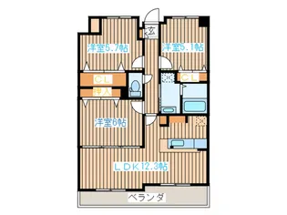 メゾン霊屋【5階】の間取り