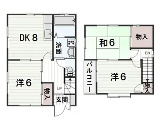 エーデルハイム新湯野の間取り