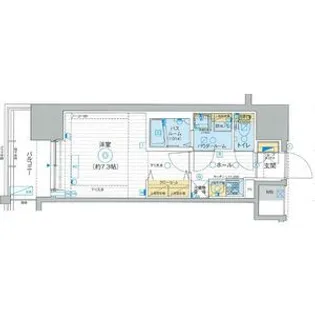 エステムプラザTOKYO RISE【14階】の間取り