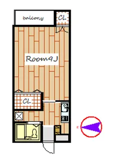 シャトルハイツ95【2階】の間取り