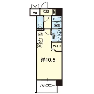 CJ AMB【8階】の間取り