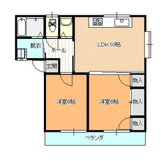 コーポラス榎【2階】の間取り