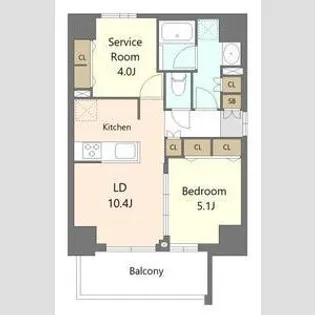 S-RESIDENCE板橋大山brim【3階】の間取り