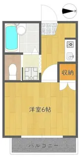 第6アーバンモリ【1階】の間取り
