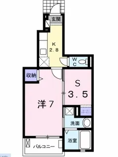 プラセール宝塚I【1階】の間取り
