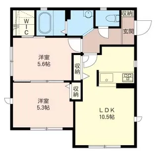 シャルムM【2階】の間取り