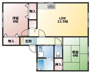 ベガ堀町【2階】の間取り