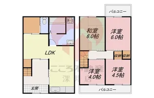 大阪府和泉市肥子町2【一戸建】の間取り