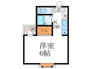 大文字ビル【4階】の間取り