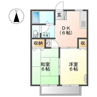 プレミールI【1階】の間取り