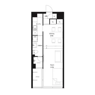 AKHC【3階】の間取り