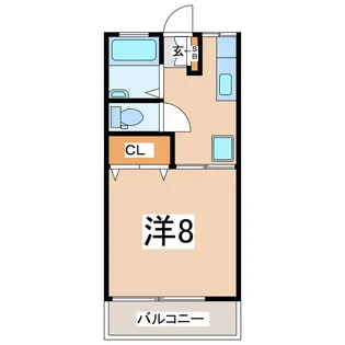 福島県郡山市富久山町久保田字桝形【アパート】の間取り