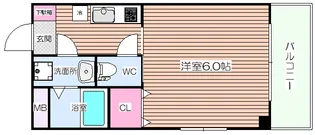 マロット天神橋【5階】の間取り