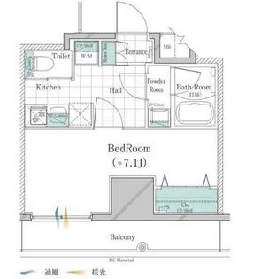 ガリシア大塚South【11階】の間取り