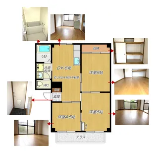 ドミール・たかくらI棟【1階】の間取り