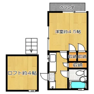 東京都杉並区和泉1【アパート】の間取り