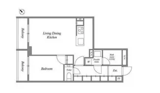 東京都練馬区豊玉北2【マンション】の間取り