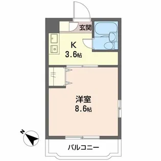 セイントフローレンスII【2階】の間取り