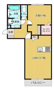 アルフィーネII【2階】の間取り