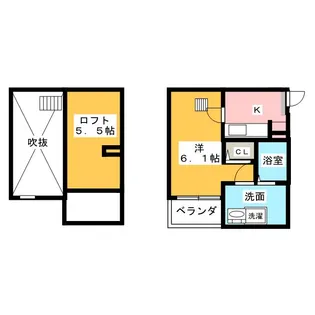 Bellecour(ベルクール)【1階】の間取り