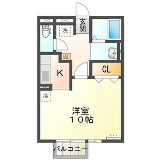 エクレール【1階】の間取り