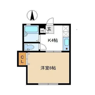 コートヤード東中野【2階】の間取り