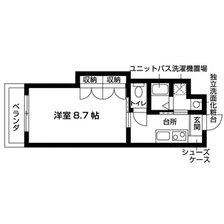 サンシャイン本山【2階】の間取り