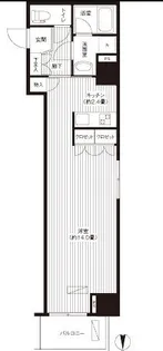 エフシティ亀戸【4階】の間取り