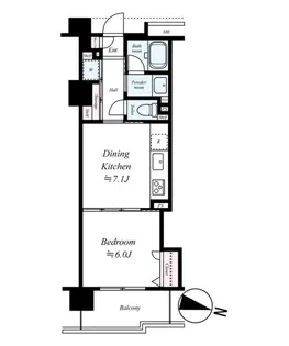 朝日シティパリオ王子神谷【3階】の間取り