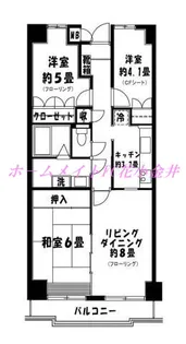 ウエルカーサ花小金井【2階】の間取り