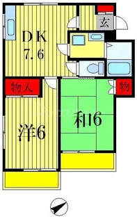 ストークプラザS【2階】の間取り