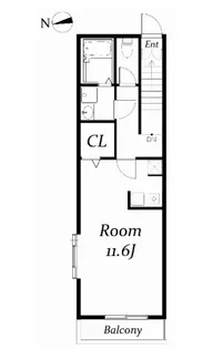 パティオ赤坂【2階】の間取り