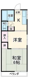 クリーンハイツ【1階】の間取り