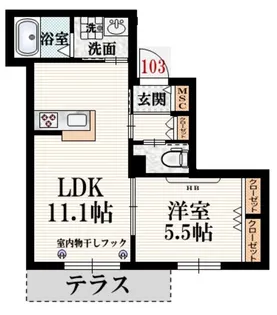 東京都世田谷区桜上水4【マンション】の間取り