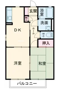 ファミールプラザVエルスール【2階】の間取り