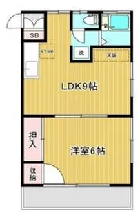 東荘【2階】の間取り