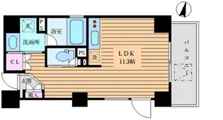 東京都港区赤坂2【マンション】の間取り