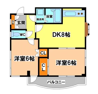 東京都三鷹市井口1【マンション】の間取り
