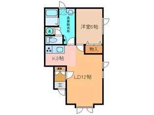 マリアンデール【2階】の間取り