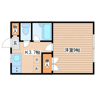 アーバンハイム一本杉【2階】の間取り