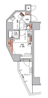 ハーモニーレジデンス三田【3階】の間取り